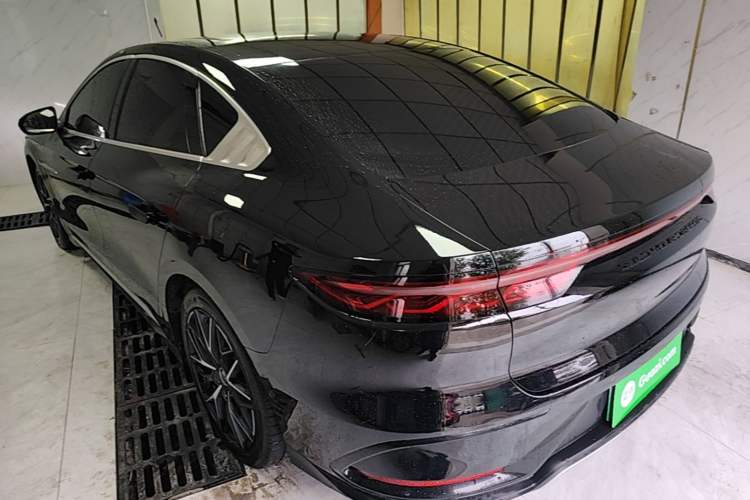 Used BYD Han 2022 EV Genesis Edition 610KM All-Wheel Drive Premium Model Rear Left 45 Deg