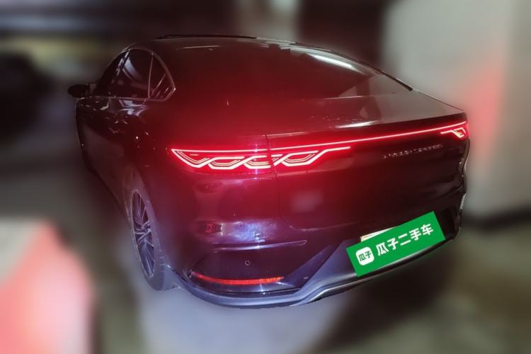Used BYD Han 2022 DM-i 121KM Luxury Model Rear Left 45 Deg