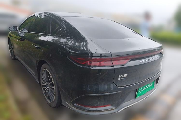 Used BYD Han 2022 DM-i 121KM Prestige Model Rear Left 45 Deg