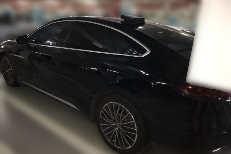 Used BYD Han 2022 DM-i 121KM Prestige Model Rear Left 45 Deg