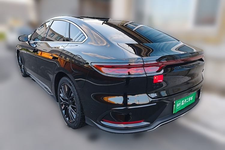 Used BYD Han 2022 DM-i 121KM Luxury Model Rear Left 45 Deg