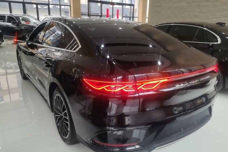 Used BYD Han 2022 DM-i 121KM Luxury Model Rear Left 45 Deg