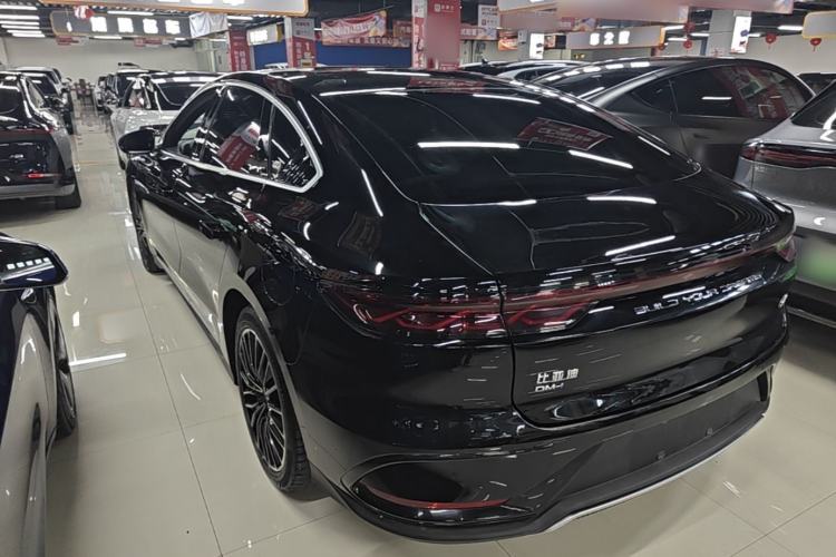 Used BYD Han 2022 DM-i 121KM Prestige Model Rear Left 45 Deg