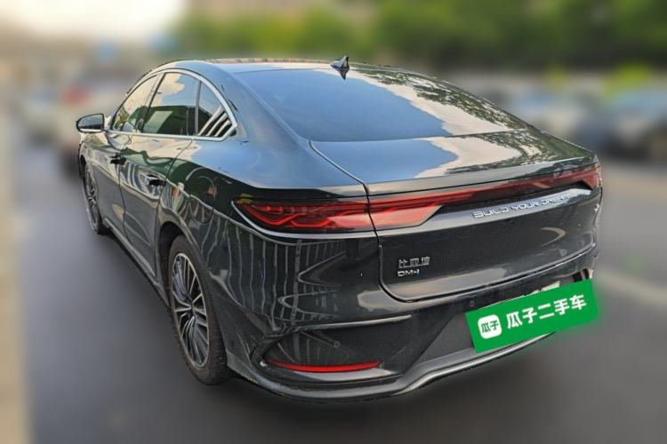 Used BYD Han 2022 DM-i 121KM Luxury Model Rear Left 45 Deg
