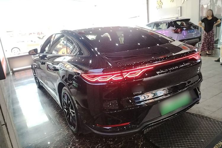 Used BYD Han 2022 DM-p 202km Four-Wheel Drive Flagship Model Rear Left 45 Deg