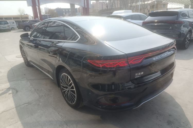 Used BYD Han 2022 DM-i 121KM Prestige Model Rear Left 45 Deg
