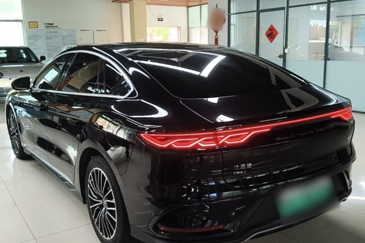 Used BYD Han 2022 DM-i 121KM Luxury Model Rear Left 45 Deg