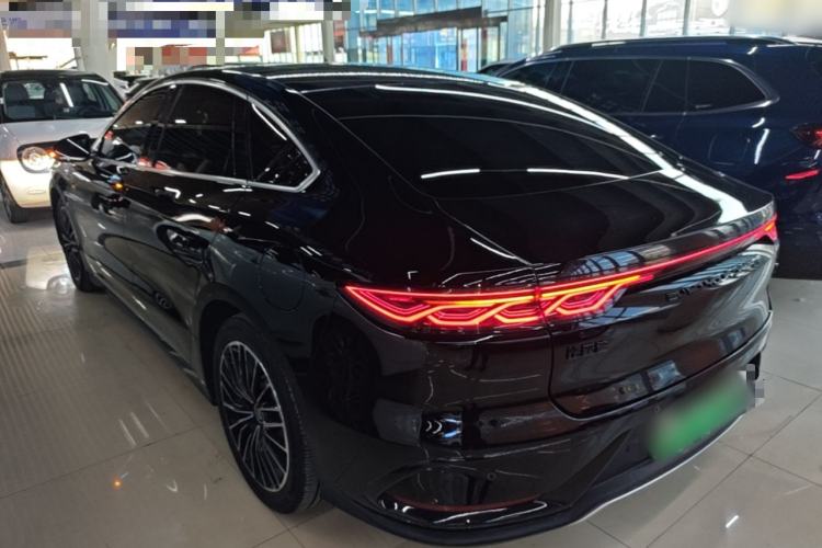 Used BYD Han 2022 DM-i 121KM Prestige Model Rear Left 45 Deg