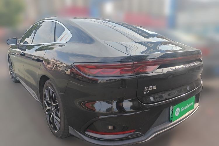 Used BYD Han 2022 EV Genesis Edition 610KM All-Wheel Drive Premium Model Rear Left 45 Deg