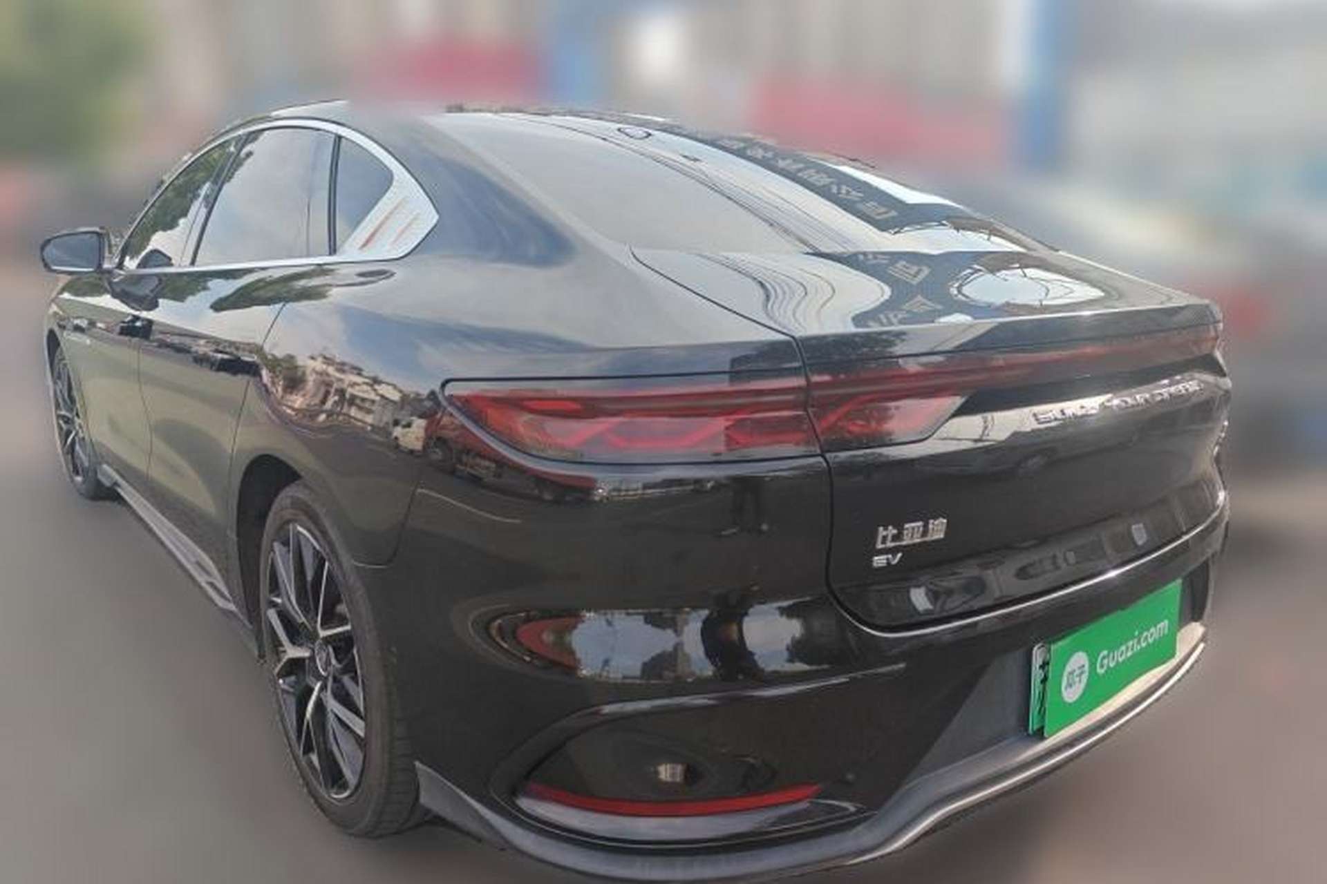 Used BYD Han 2022 EV Genesis Edition 610KM All-Wheel Drive Premium Model Rear Left 45 Deg