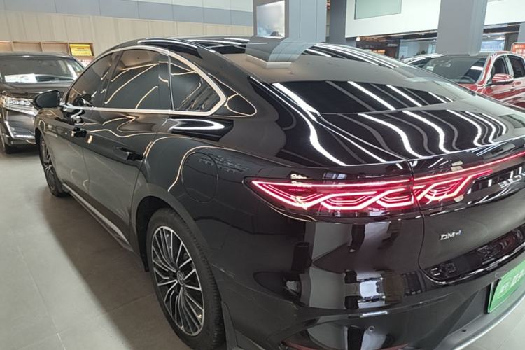 Used BYD Han 2022 DM-i 121KM Luxury Model Rear Left 45 Deg