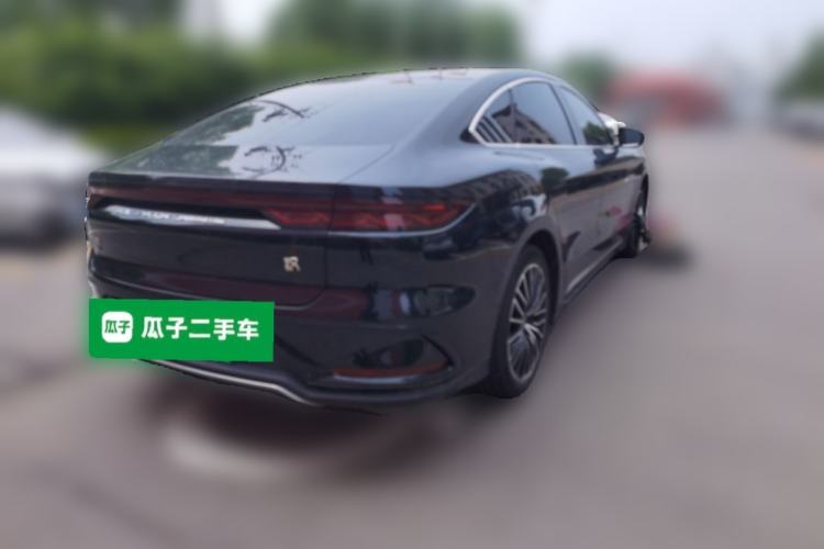 Used BYD Han 2022 DM-i 121KM Luxury Model Rear Right 45 Deg