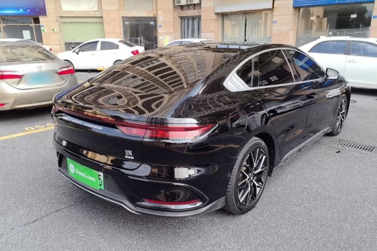 Used BYD Han 2022 EV Genesis Edition 610KM All-Wheel Drive Premium Model Rear Right 45 Deg