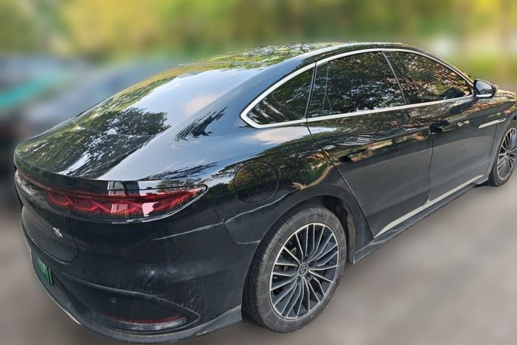 Used BYD Han 2022 DM-i 121KM Prestige Model Rear Right 45 Deg