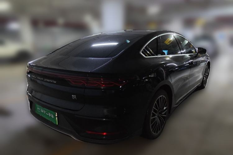 Used BYD Han 2022 DM-i 121KM Luxury Model Rear Right 45 Deg