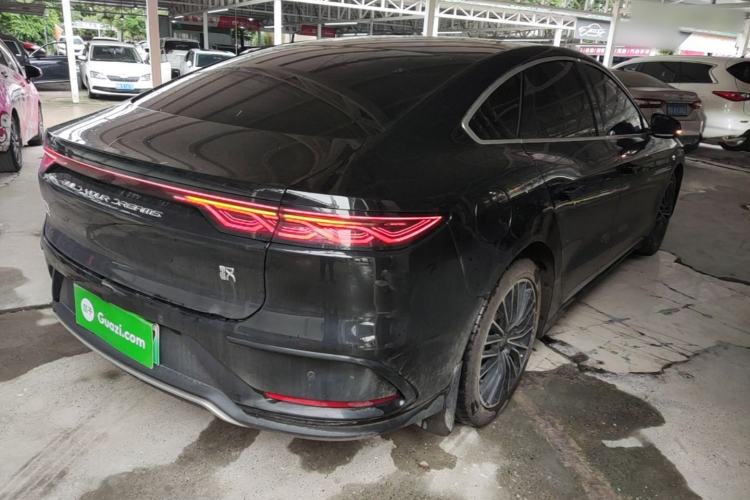 Used BYD Han 2022 DM-i 121KM Luxury Model Rear Right 45 Deg