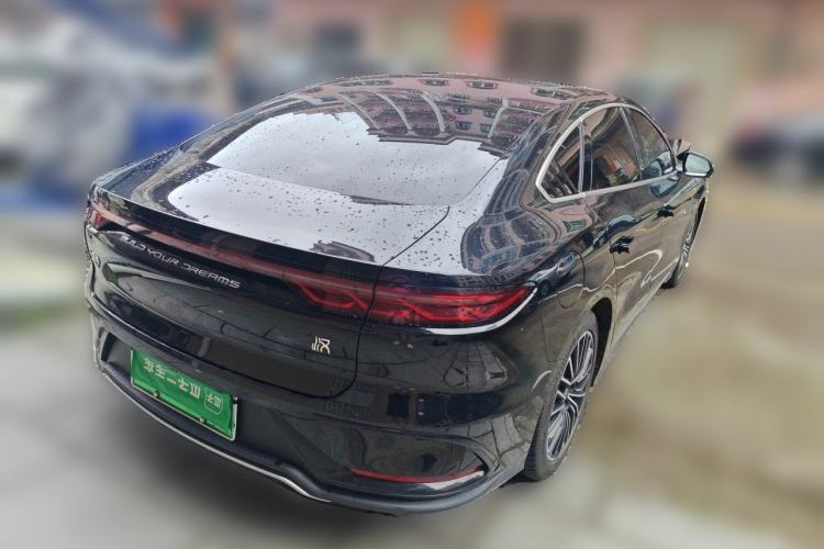 Used BYD Han 2022 DM-i 121KM Luxury Model Rear Right 45 Deg