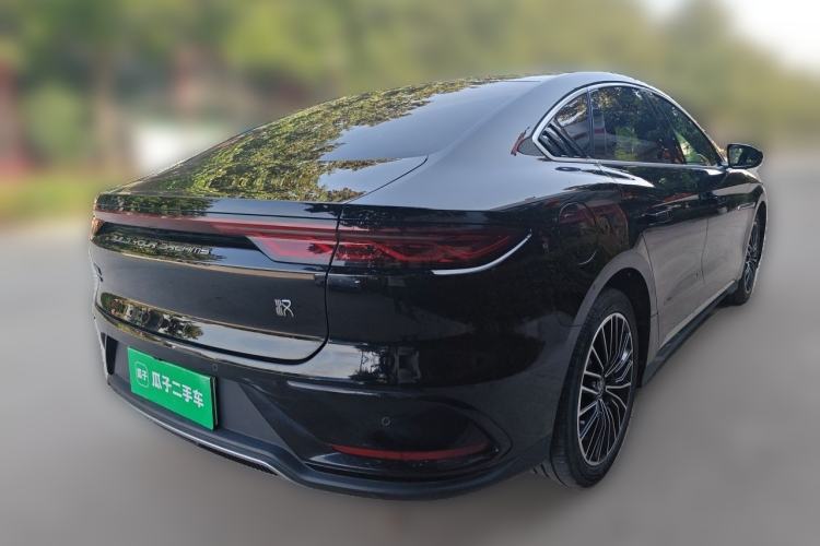 Used BYD Han 2022 DM-i 121KM Prestige Model Rear Right 45 Deg