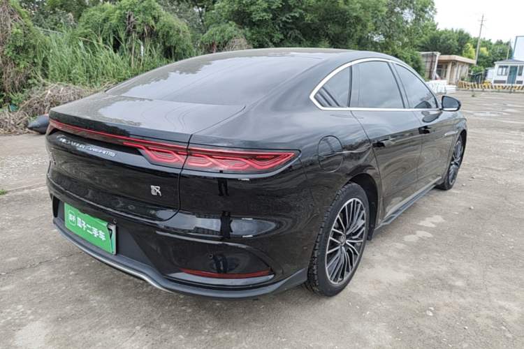Used BYD Han 2022 DM-i 121KM Luxury Model Rear Right 45 Deg