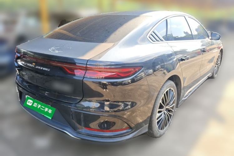 Used BYD Han 2022 DM-i 121KM Luxury Model Rear Right 45 Deg