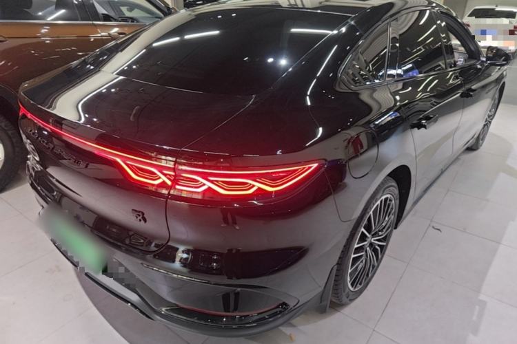 Used BYD Han 2022 DM-i 121KM Prestige Model Rear Right 45 Deg