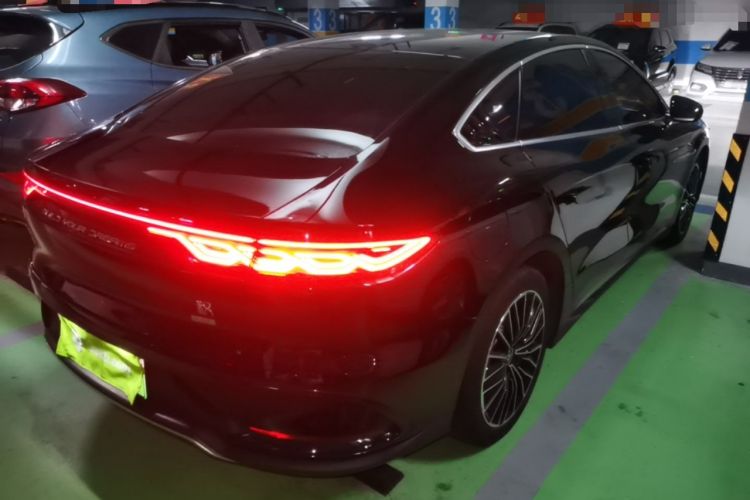 Used BYD Han 2022 DM-i 121KM Luxury Model Rear Right 45 Deg