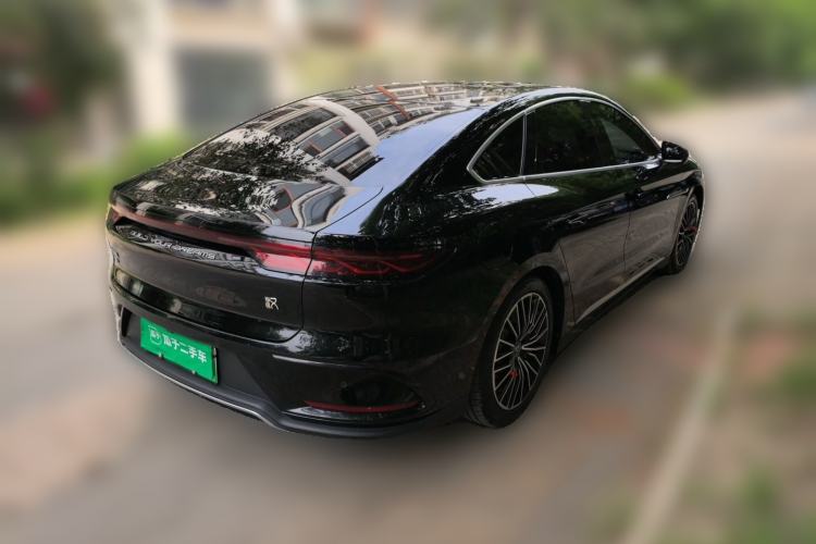 Used BYD Han 2022 DM-i 121KM Luxury Model Rear Right 45 Deg