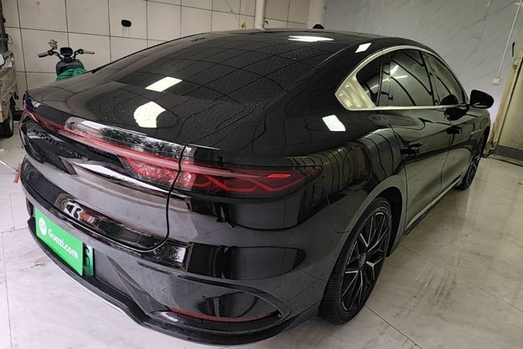 Used BYD Han 2022 EV Genesis Edition 610KM All-Wheel Drive Premium Model Rear Right 45 Deg