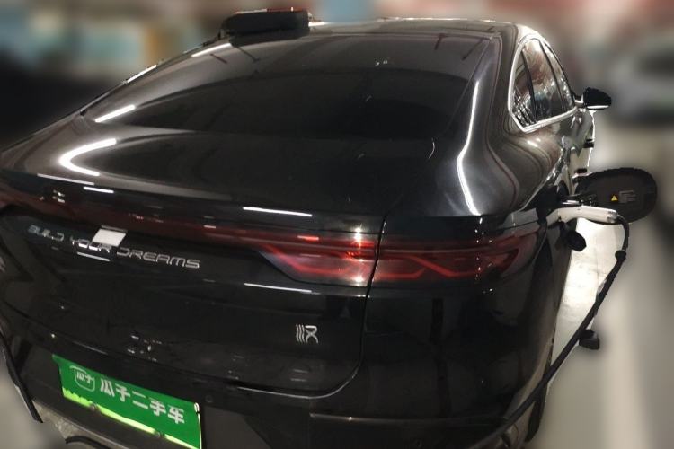 Used BYD Han 2022 DM-i 121KM Prestige Model Rear Right 45 Deg