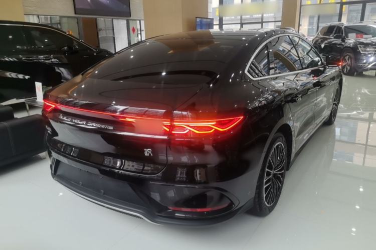 Used BYD Han 2022 DM-i 121KM Luxury Model Rear Right 45 Deg