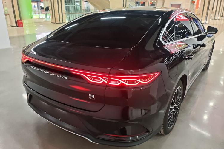 Used BYD Han 2022 DM-i 121KM Luxury Model Rear Right 45 Deg