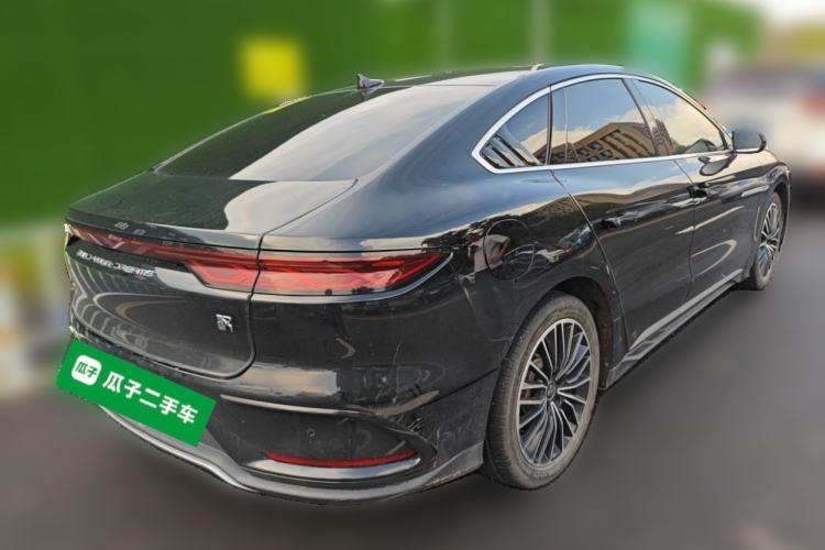 Used BYD Han 2022 DM-i 121KM Luxury Model Rear Right 45 Deg