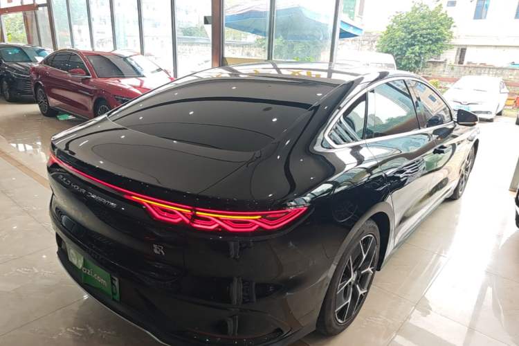 Used BYD Han 2022 DM-i 242km Flagship Model Rear Right 45 Deg
