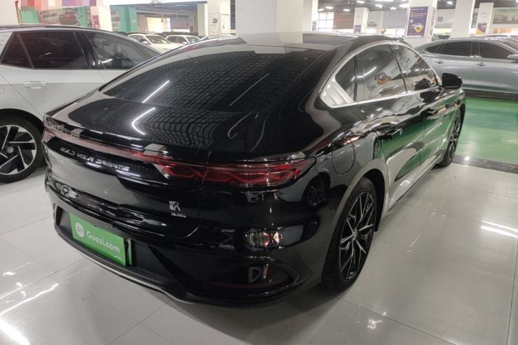 Used BYD Han 2022 EV Genesis Edition 610KM All-Wheel Drive Premium Model Rear Right 45 Deg