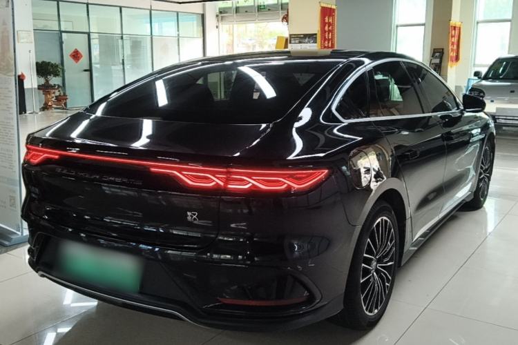 Used BYD Han 2022 DM-i 121KM Luxury Model Rear Right 45 Deg