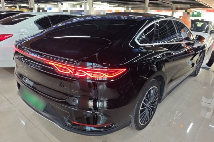 Used BYD Han 2022 DM-i 121KM Prestige Model Rear Right 45 Deg