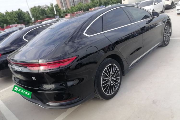 Used BYD Han 2022 DM-i 121KM Luxury Model Rear Right 45 Deg