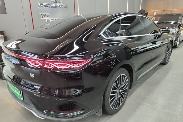 Used BYD Han 2022 DM-i 121KM Luxury Model Rear Right 45 Deg