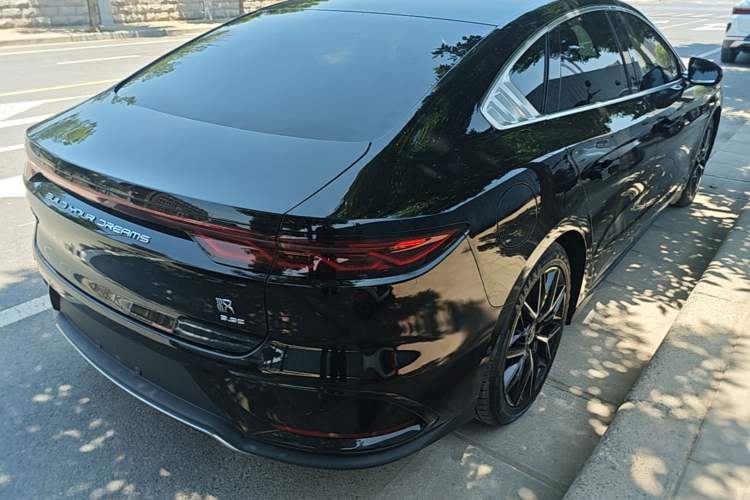 Used BYD Han 2022 EV Genesis Edition 610KM All-Wheel Drive Premium Model Rear Right 45 Deg