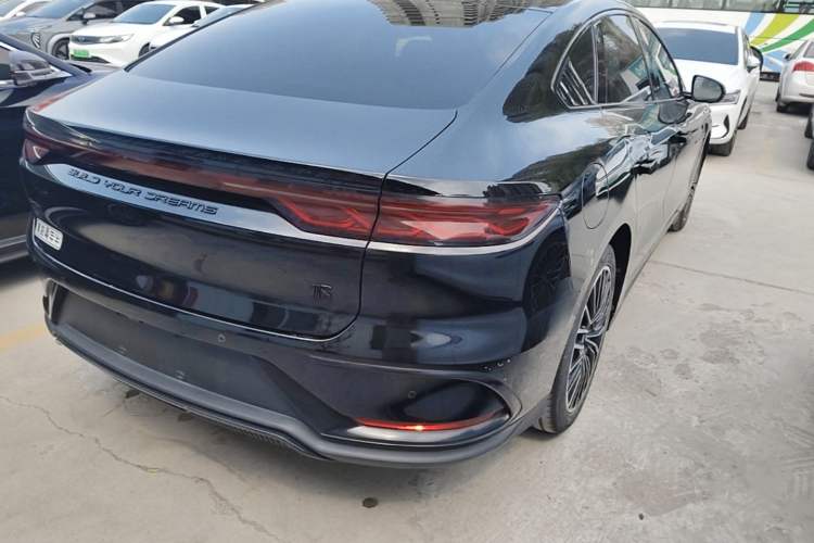 Used BYD Han 2022 DM-i 121KM Luxury Model Rear Right 45 Deg