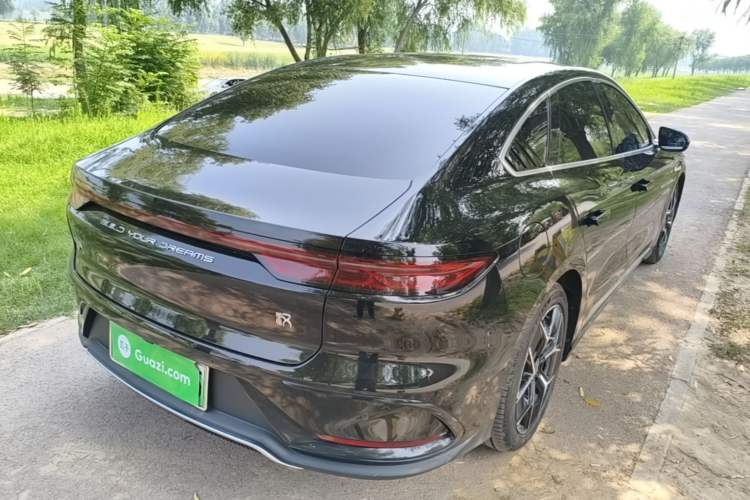 Used BYD Han 2022 EV Genesis Edition 715KM Front-Wheel-Drive Prestige Model Rear Right 45 Deg
