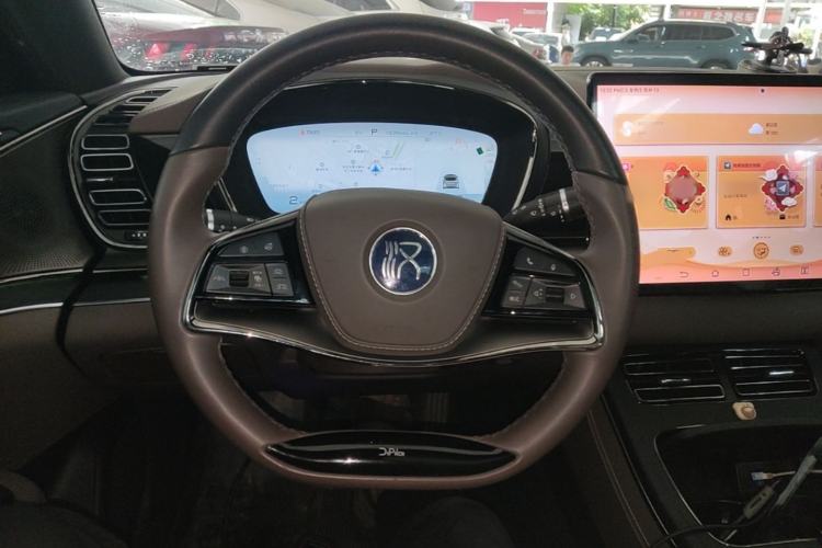 Used BYD Han 2022 DM-i 121KM Luxury Model Steering Wheel