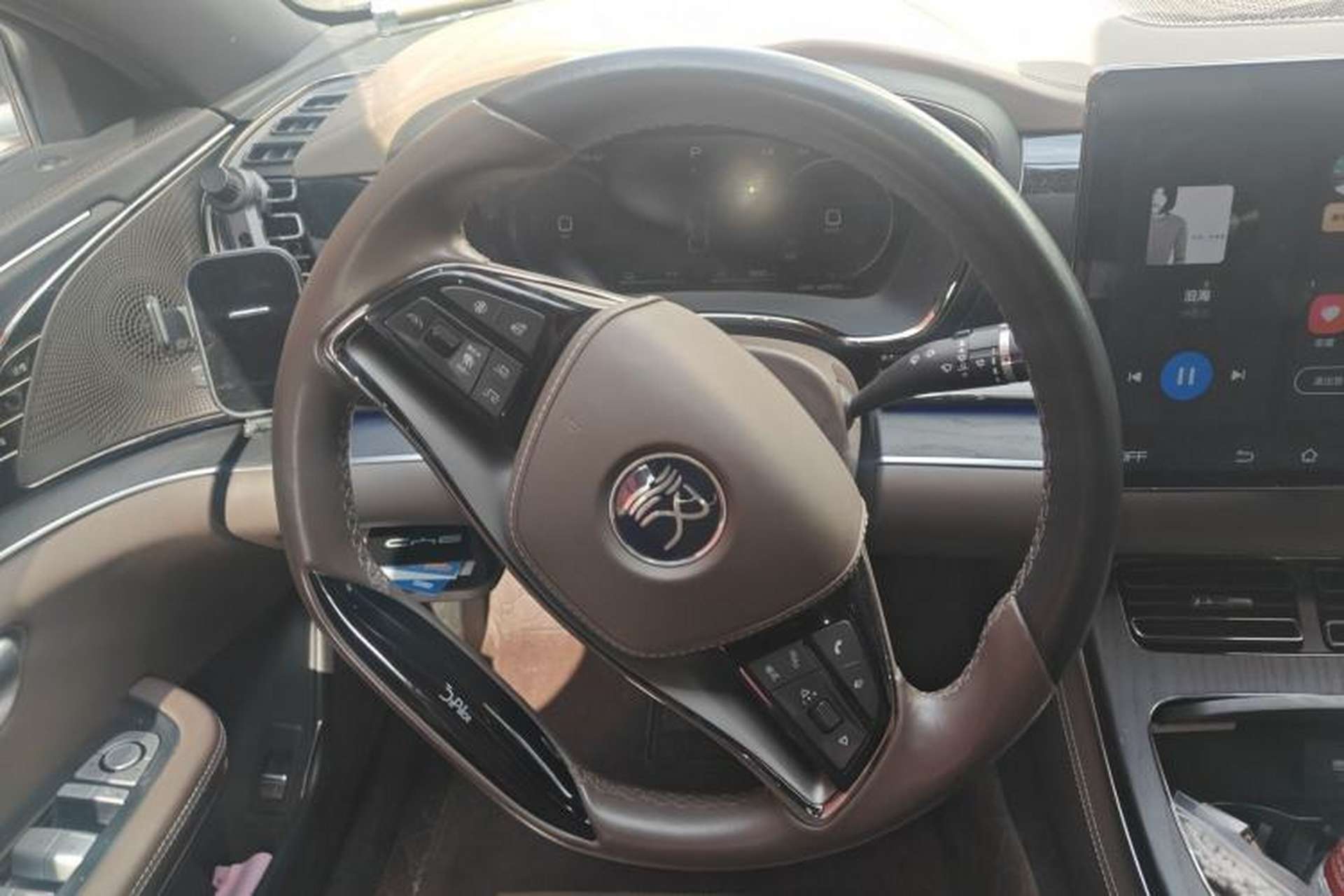 Used BYD Han 2022 DM-i 121KM Luxury Model Steering Wheel
