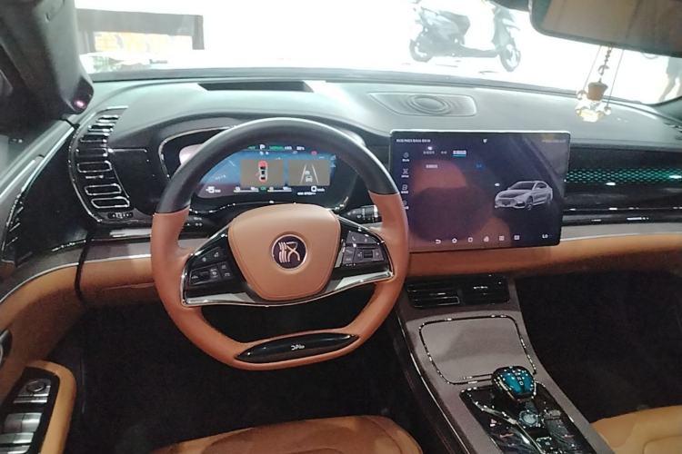 Used BYD Han 2022 DM-p 202km Four-Wheel Drive Flagship Model Steering Wheel