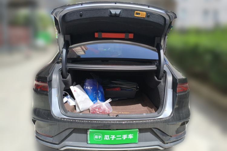 Used BYD Han 2022 EV Genesis Edition 715KM Front-Wheel-Drive Prestige Model Trunk