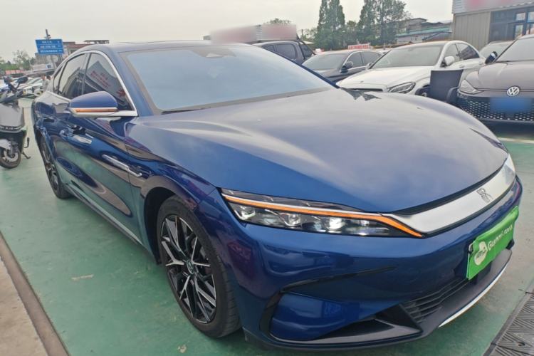Used BYD Han 2022 EV Genesis Edition 610KM All-Wheel Drive Premium Model Front Right 45 Deg