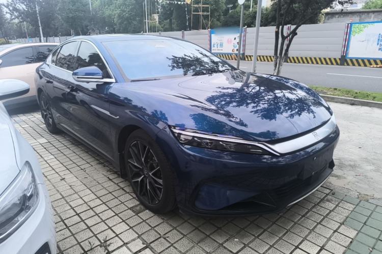 Used BYD Han 2022 EV Genesis Edition 610KM All-Wheel Drive Premium Model Front Right 45 Deg