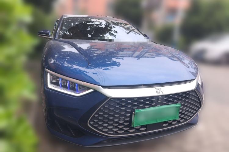 Used BYD Han 2022 DM-p 202km Four-Wheel Drive Flagship Model Front Right 45 Deg