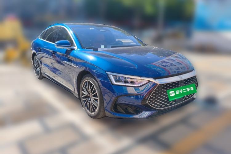 Used BYD Han 2022 DM-i 121KM Luxury Model Front Right 45 Deg
