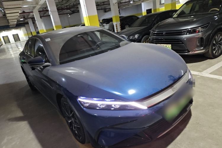 Used BYD Han 2022 EV Genesis Edition 610KM All-Wheel Drive Premium Model Front Right 45 Deg